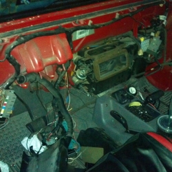 Replacing the Jeep's heater core