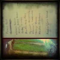 Menu & Key Lime Cake @ Mimi's Cafe in Grant, Alabama